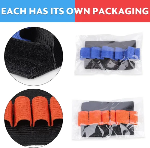 Miniatura 5 de Soportes de dardos aptos para balas de pistola Nerf, 24 piezas de suministros de fiesta de pistola, accesorios de pistola de juguete, pulsera