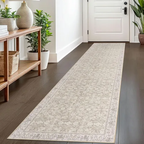Miniatura 61 de SIILOOM Alfombra antideslizante de pasillo moderna de 2 x 5, súper suave, para pasillos, decoración para cocina, alfombras para pasillos sin 2-Verde