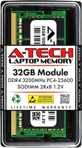 Miniatura 25 de A-Tech 8 GB de RAM para portátiles Acer Nitro 5 DDR4 2666MHz SODIMM PC4-21300 (PC4-2666V) módulo de actualización de memoria