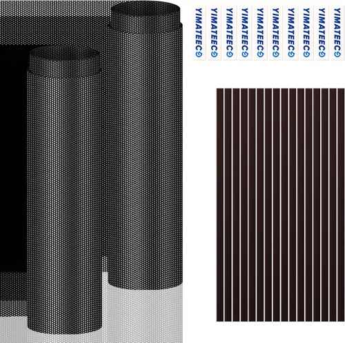Miniatura 18 de Filtro de polvo PC 120mm para enfriador de computadora/PSU/Routers Nylon 80 malla, Marco magnético Filtro de malla para ventilador de PC enfriador