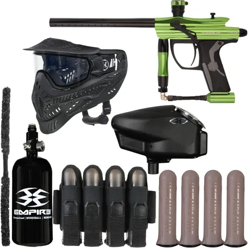 Miniatura 2 de Action Village Kingman Spyder Fenix Vendetta Kit de pistola de paintball Pistola brillante gris metálico