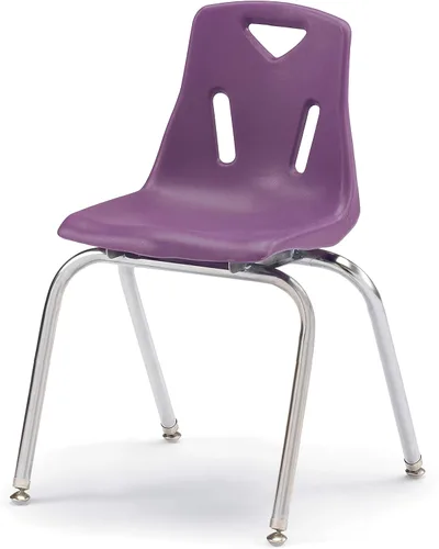 Miniatura 37 de Berries silla apilable con patas cromadas