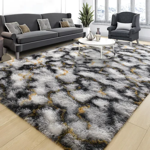 Miniatura 71 de Tepook Alfombras súper suaves y esponjosas para sala de estar, alfombras de área de 8 x 10 pies para dormitorio, alfombra moderna peluda, alfombras