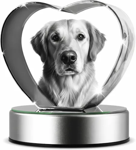 Foto de cristal para perros y gatos, regalos conmemorativos personalizados con tu propia foto para amantes de las mascotas, imagen grabada con