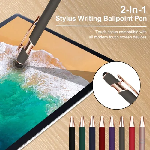 Miniatura 2 de 10 bolígrafos personalizados con nombre y texto para mujeres y hombres, bolígrafos personalizados con grabado gratis, regalos para negocios