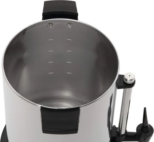 Miniatura 3 de West Bend Urna de café comercial de aluminio altamente pulido con control automático de temperatura, gran capacidad con preparación rápida y fácil