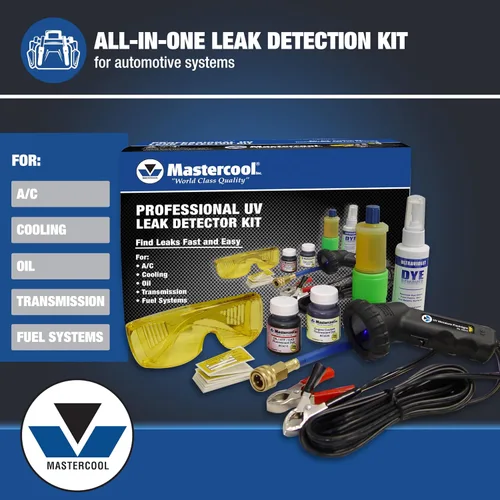 Miniatura 2 de Mastercool (53351-B) kit de detección de fugas ultravioleta profesional con mini luz de 50 vatios