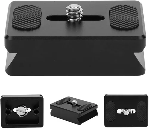 Miniatura 4 de Placa de liberación rápida de la cámara Profesión Gimbal Aumento Pad Riser Base Placa de liberación rápida para Lab S Crane 2 Crane 3 para Riser