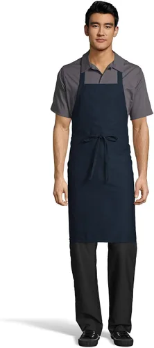 Miniatura 5 de Uncommon Threads Delantal con peto de restaurante clásico unisex para uniforme de trabajo