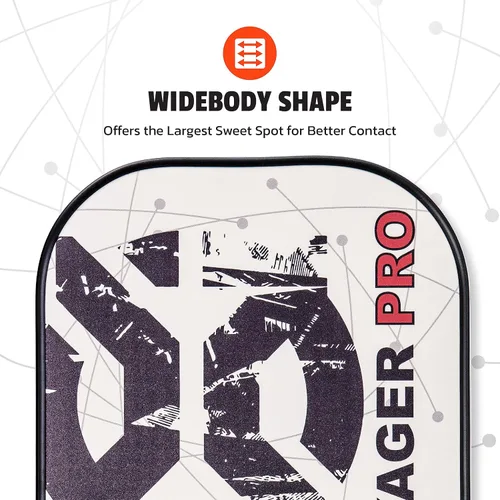 Miniatura 2 de ONIX Voyager Pro - Paleta de pickleball con cara de grafito recubierta de alta calidad y polipropileno cortado con precisión para un tacto increíble
