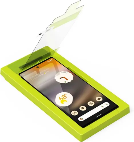 Miniatura 2 de PureGear Protector de pantalla de vidrio templado HD de máxima claridad para Google Pixel 6a, protector de protección premium, precisión