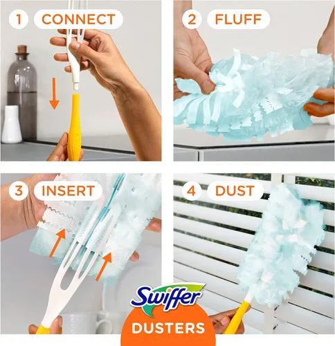 Miniatura 7 de Swiffer Dusters - Recambios de plumero multisuperficie, aroma a lavanda, 10