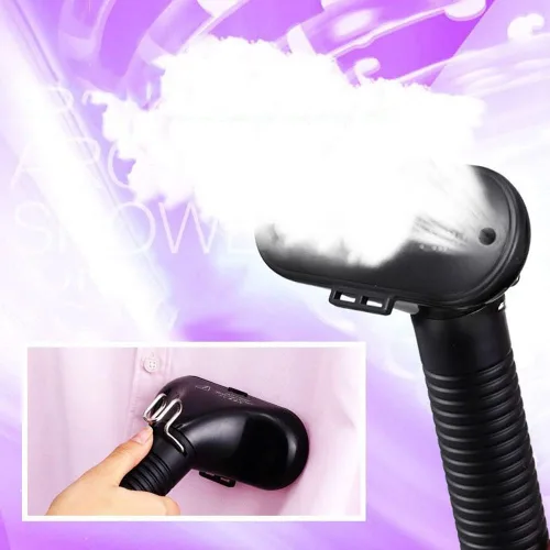 Miniatura 3 de Vaporizador de ropa, vaporizador de tela potente resistente con tabla de planchar, 6 niveles de vapor, vapor continuo perfecto