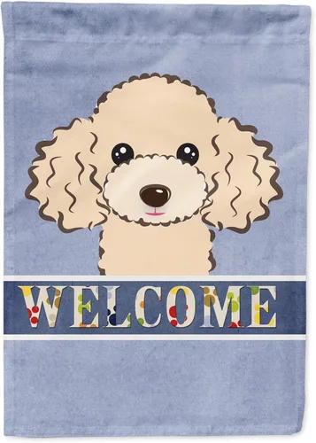 Miniatura 92 de Caroline's Treasures BB1405GF Bandera de jardín de bienvenida de bulldog inglés, Bandera de buzón azul, bandera decorativa para el patio, obra