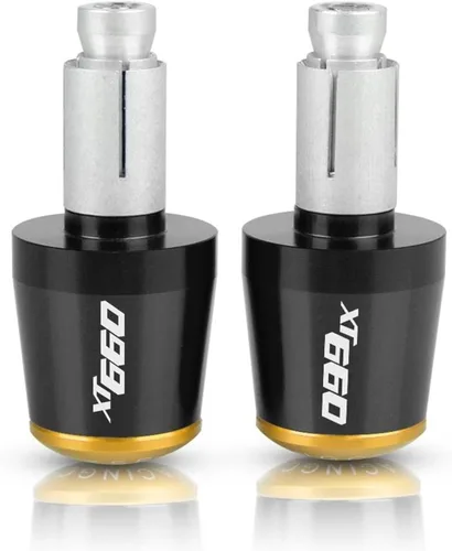 Miniatura 7 de 7/8" 0.866 in para Yamaha XT660/X/R/Z XT 660 XT660X XT660R XT660Z 660X 660R 660R 660Z Manillar extremo de la manillar de la motocicleta Tapa de mano