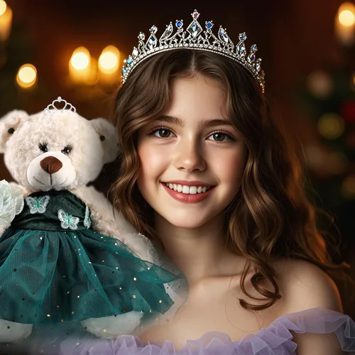 Miniatura 5 de Muñeca de quinceañera con vestido, decoración de quinceañera, regalos de decoración de quinceañera, OSO de peluche para 15 años con vestido, centro