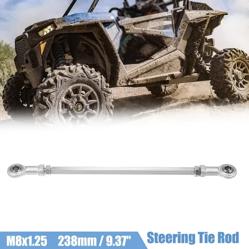 Miniatura 2 de Motoforti 2 unids 9.370 in longitud 0.315 in agujero diámetro ajustable dirección dirección varilla rótula articulación para 49cc eléctrico ATV Go