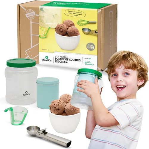 KiwiCo - Ciencia de la cocina: helados, aprendizaje de cocinar a través del proyecto de química, grandes regalos para mayores de 5 años