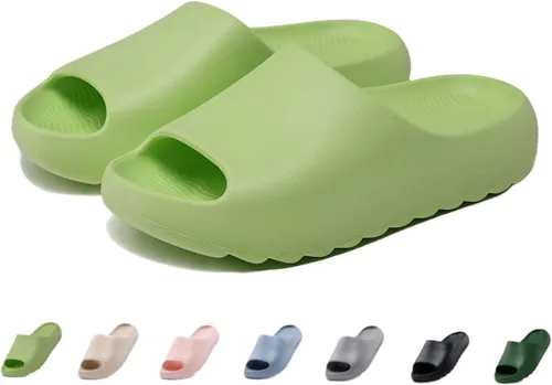 Miniatura 52 de Sandalias acolchadas para mujeres, hombres y niños, cómodas, antideslizantes, suaves, impermeables, para baño, ducha, sandalias acolchadas de suela