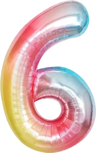 Miniatura 213 de Globo gigante plateado del número 0 de 40 pulgadas – Globo Mylar del número 0 Globo plateado 0 para decoraciones de fiesta Globo plateado