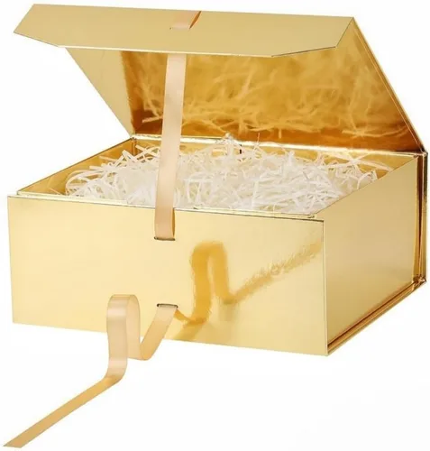 Miniatura 39 de GoooodGift Caja de regalo grande azul, 1 paquete de 13.5 x 11 x 5.3 pulgadas, caja de regalo de lujo para regalos con tapa de cierre magnético
