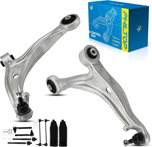 Miniatura 191 de PHILTOP Kit de suspensión delantera de 10 piezas, brazos de control inferiores con juntas de bola, eslabones de extremo de barra estabilizadora
