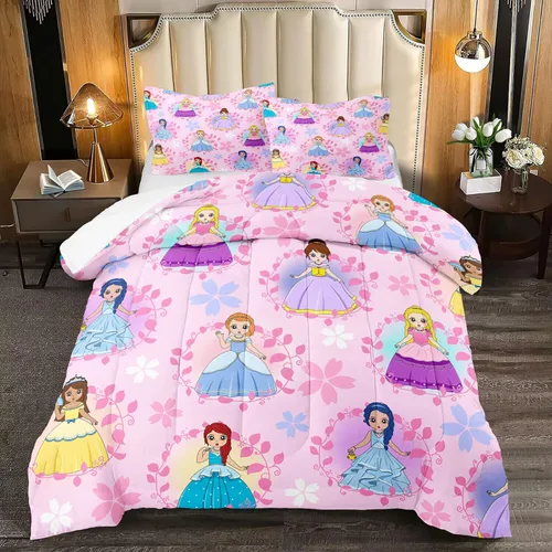 Miniatura 18 de Juego de edredón de 3 piezas con 2 fundas de almohada, tamaño Queen, diseño africano de DJ Girl de microfibra suave, regalo para mujeres y niñas