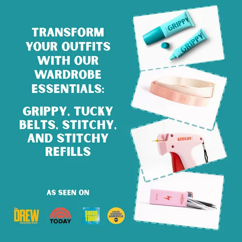 Miniatura 6 de Tucky Adhesivo corporal enrollable para ropa, tela, piel, cinta alternativa a la moda para pieles sensibles, invisible y resistente al sudor