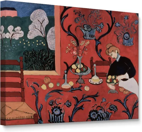 Miniatura 27 de Niwo ART - Montañas y mar, serie de pinturas más famosas del mundo, lienzo de pared para decoración del hogar, envoltura de galería, estirado