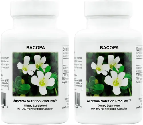 Miniatura 5 de Supreme Nutrition Products Bacopa, 90 cápsulas vegetarianas de hierbas de bacopa pura