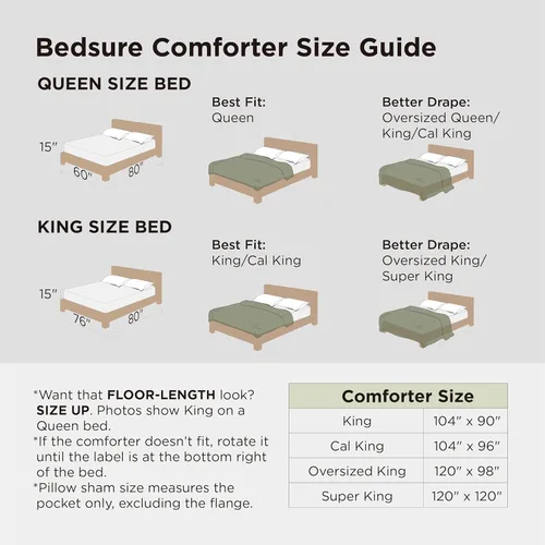 Miniatura 145 de Bedsure Juego de edredón Twin/Twin XL, ropa de cama suave beige para todas las estaciones, juego de cama teñido catiónico, 2 piezas, 1 edredón