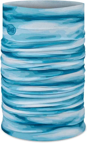 BUFF CoolNet UV Polaina para el cuello, Protección solar UPF 50, Transpirable, Versátil, Mascarilla de secado rápido, Negro y Azul, Talla para Sun