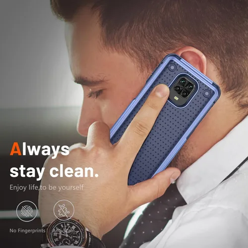 Miniatura 6 de Jeylly Funda protectora para Xiaomi Redmi Note 9 Pro, Redmi Note 9 Pro Max para mujeres y hombres, a prueba de caídas a prueba de golpes de grado