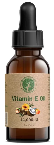 Miniatura 2 de Aceite orgánico de vitamina E – D-alfa tocoferol – Ingredientes naturales – Incluye aceite de jojoba, aceite de coco y vitamina C – Estimula