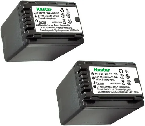 Miniatura 5 de Kastar Batería de repuesto VW-VBT380 para Panasonic HC-V550K, HC-V620M, HC-V710, HC-V720, HC-V720M, HC-V720GK, HC-V720MGK, HC-V720K, HC-V750