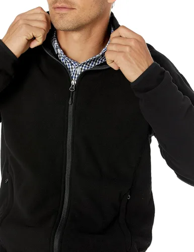 Miniatura 3 de Tienda Essentials - Chaqueta de vellón con cremallera completa para hombre disponible en tallas grandes y altas