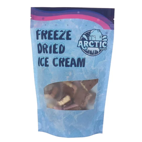 Miniatura 4 de Arctic Farms Bocaditos de sándwich de helado liofilizado en bolsas y en caja, no se derrite (napolitano, 3.5 onzas)