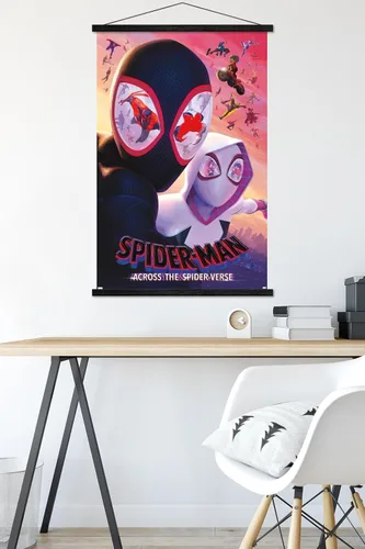 Miniatura 5 de Trends International Marvel Spider-Man: Across The Spider-Verse - Póster de pared de una hoja de máscaras, 22.37 x 34.00 pulgadas, impresión premium