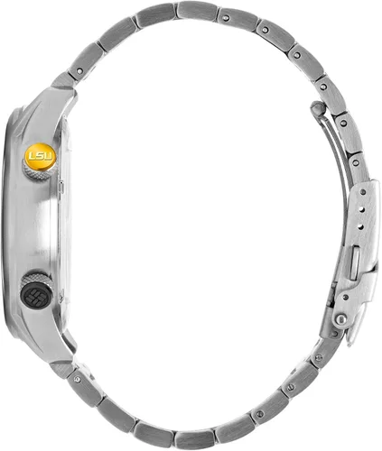 Miniatura 2 de Columbia College Collegiate Reloj de cuarzo con correa de acero inoxidable plateado 22 Modelo CSC01-013