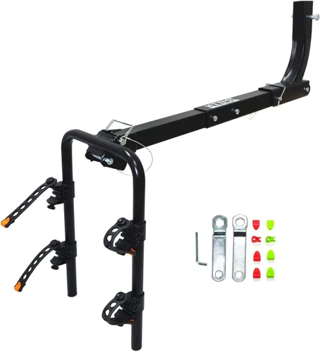 Miniatura 6 de Soporte de enganche para 2 portabicicletas con receptor de 2 pulgadas para coche, camión, SUV, transporte [P/N:ET-TOOL045-A-BLACK]