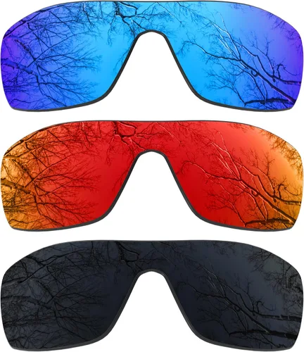 Miniatura 9 de ToughAsNails 3 pares de lentes de repuesto polarizadas para Oakley Oil Rig Pack-BS25