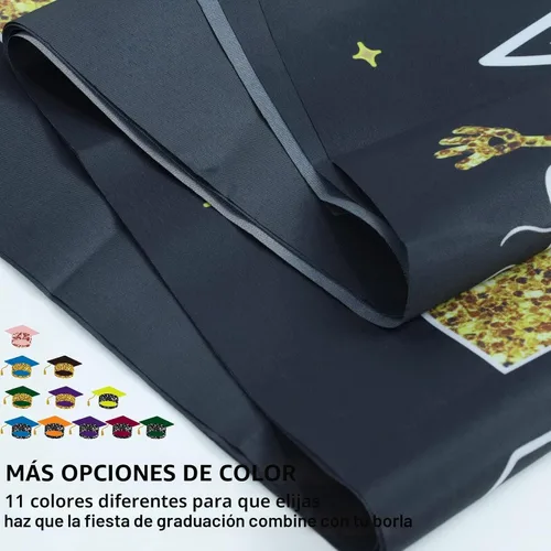Miniatura 4 de Decoraciones de graduación 2026, cartel de porche negro dorado para clase de 2026, suministros de fiesta de graduados