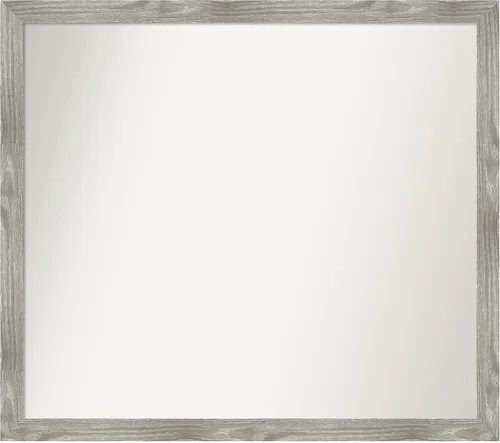 Miniatura 342 de Amanti Art Espejo personalizado, espejo de baño gris plomo a rayas, espejo de pared o espejo de tocador de baño sobre el fregadero