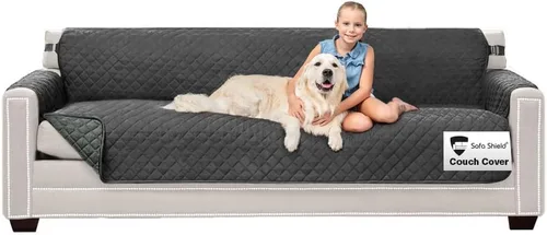 Miniatura 43 de Sofa Shield - Funda para sillón reclinable con correa patentada, protector de cojín, funda reversible diseñada en EE. UU. resistente a manchas