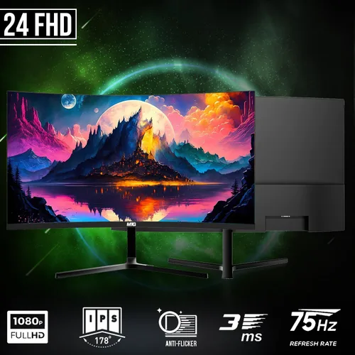 Miniatura 3 de TechMagnet PC de escritorio para juegos, Intel i5 6ª generación, Galaxy, 16 GB de RAM, SSD de 1 TB, monitor MTG de 24 pulgadas, teclado RGB, GT