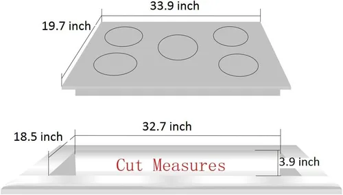 Miniatura 4 de Deli-kit® Placa de cocina de gas de 34 pulgadas, doble combustible sellado, 5 quemadores, cocina de gas de acero inoxidable, cocina de gas Drop-In