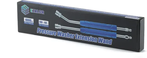 Miniatura 9 de Varita de extensión para lavadora a presión, varita de acero inoxidable de 17 pulgadas con cubierta protectora de plástico antideslizante, conexión
