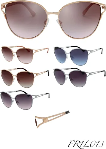 Miniatura 6 de The Fresh Classic - Elegantes lentes de sol de cristal para mujer con diseño de belleza en caja de regalo