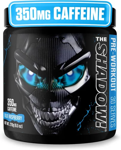 Miniatura 13 de JNX SPORTS The Shadow! Preentrenamiento de alta estimulación 350mg de cafeína Sandía 30 porciones Energía eléctrica, enfoque mental y fuerza