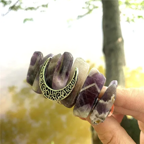 Miniatura 3 de Pinzas para el cabello largo, accesorios irlandeses para el cabello (pinza de amatista)